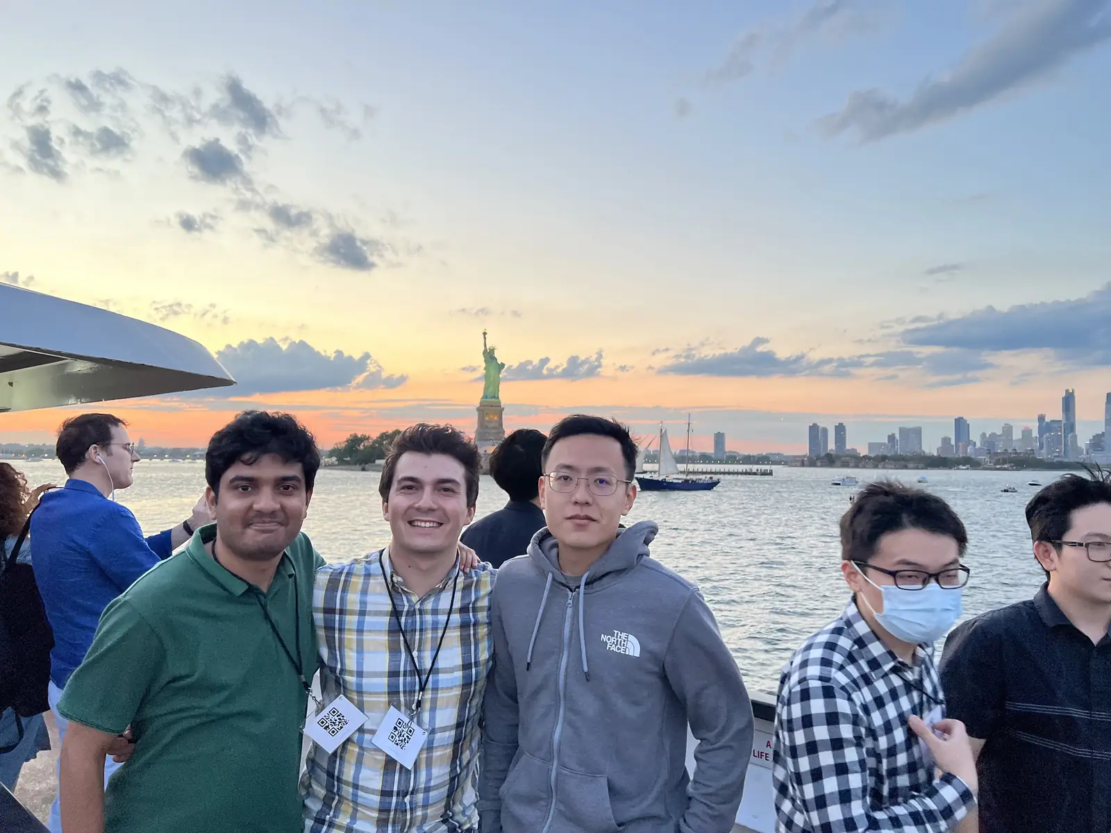 Sai, Oguzhan and Philip attending RSS